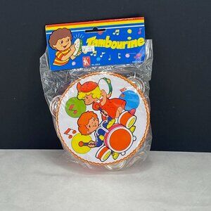 Vintage 90s Kids Play Tambourine New In Package